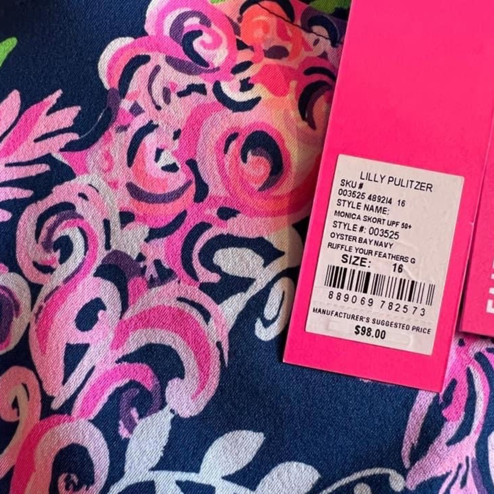 Lilly Pulitzer Monica skort, size 16